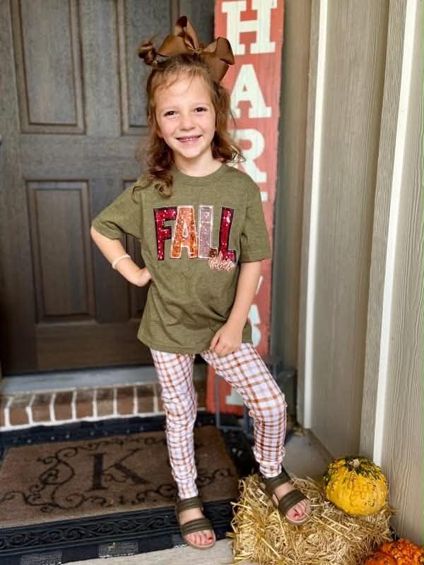 Fall Vibes Faux Sequin