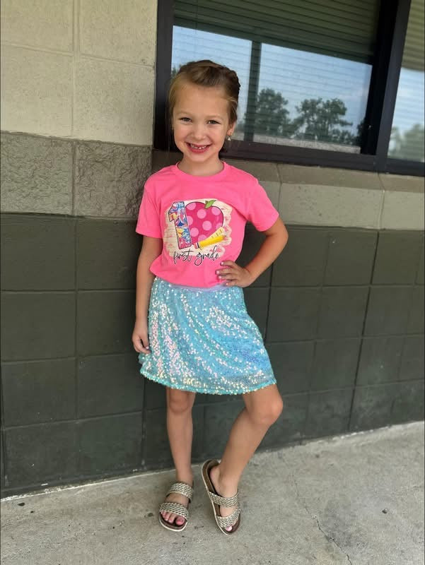 1st Grade (polka dot apple)