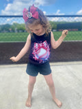 Baseball Zebra Bow